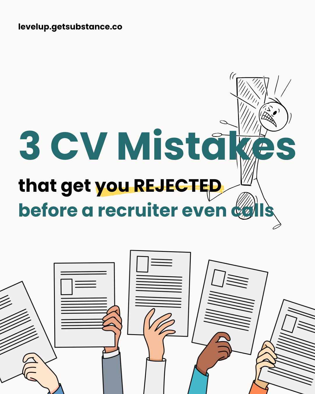 3 CV Mistakes that get you REJECTED before a recruiter even calls